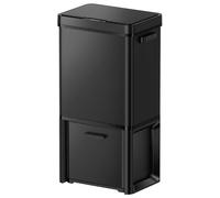 just4baby Extra Large 72L Capacity Dual Compartment Deluxe Sensor Rubbish Bin Kitchen Waste Automatic Waste Bin Stainless Steel ZN-72B