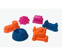 Just4baby Motion Magic Moving Sand Mould Mold Toy 6pcs Large Castle Set