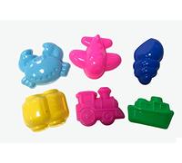 Just4baby Motion Magic Moving Sand Mould Mold Toy 6pcs Large Transport Set