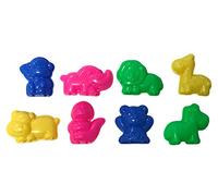 Just4baby Motion Magic Moving Sand Mould Mold Toy 8pcs Zoo Animal Set