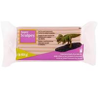 JustArtsCrafts Fresh Premium Sculpey Oven-Bake Polymer Clay - 1 lb/454 g, Beige Single Pack for Creative Sculpting
