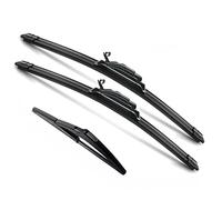JustCar 3Pcs for Mini Cooper Windshield Wiper Blades R56 2007-2012,R50 R53 2005-2006,F55 F56 2014-2022, Windshield Wiper Blades Original Equipment Replacement - 19"/18"/10" (Set of 3) U/J HOOK