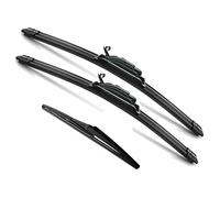 JustCar 3Pcs for Nissan Rogue Windshield Wiper Blades 2014-2019 2020 2021 2022 2023 Nissan Rogue, Original Equipment Automotive Replacement Windshield Wiper Blades - 26"/17"/12L" (Set of 3) U/J HOOK