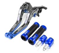 JUSTCATYS Brake and Clutch levers for Motorcycles for TW125 1999-2004 Motorcycle Enlarge Extendable Brake Clutch Lever Handle(R)