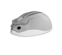 Justdfine Hamster Shape Wireless Mouse Computer Mouse 1200DPI Cute Cartoon Quiet Wireless Mouse for Children Portable Wireless Mouse for Left and Right-Handed PC/Laptop/Windows/Linux, Gift Grey