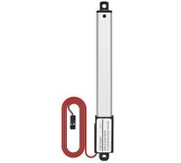 Justech 12V Mini Linear Actuator 6.6LBS/3N-4inch/100mm 30mm/s Electric Micro Linear Motion Actuator with IP54 Waterproof for Electric Door Window Bed RV Industrial Machinery Vessels Solar Tracker