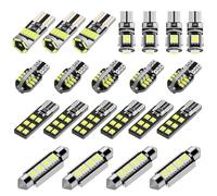 Justech 22 PCS Car Interior Lights Kit C5W T10 W5W 168 194 2825 LED Bulbs