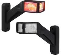 Justech 2PCS 6 LED Trailer Side Marker Lights 12-30V IP65 Waterproof 140mm
