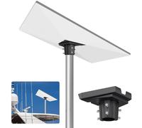 Justech Starlink Gen 3 Pipe Adapter Starlink Gen 3 Mount Pole Mount Adapter Mounting Kit Aluminum Alloy Starlink Pole Mount for Starlink Standard Gen3/V3 Kickstand Dishy