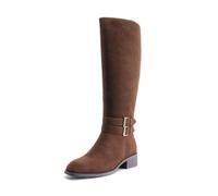 JustFab Noel Flat Boots for Women - Women's Boots, Riding Boots, Knee High Boots for Women, Womens Boots & Booties - Casual Boots for Women