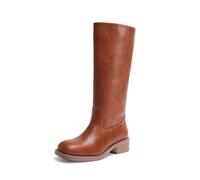JustFab Noel Flat Boots for Women - Women's Boots, Riding Boots, Knee High Boots for Women, Womens Boots & Booties - Casual Boots for Women