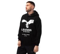 Justhype Mens Black Leaders Hoodie