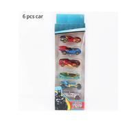 (Justice) Avengers League Justice Alloy 6pcs Toy Set Cars Racer Car Kids Gift Pixar
