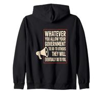 Justice Equality Activism Stand Up For Others Quote Zip Hoodie