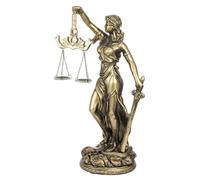 Justice Fairness Goddesses Statue Resins Blind Law Lady Sculpture with Scale Greek Roman Figurine for Collectors and Gift Figurine Detailed Carving Fade Cultural Artifact Collectible Art Piece