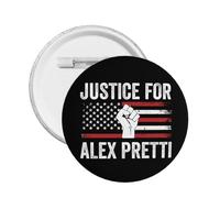 Justice for Alex Pretti Button Stand with Minnesota Minneapolis Protests 5 Pcs Buttons Brooch Pin Badge