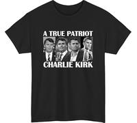 Justice for Charlie Kirk Shirt, Prayers Up for Charlie, Human Rights Activist T-Shirt, Justice Political Tee Comfort Colors Shirts Sweatshirt Hoodie (UK, Alpha, M, Regular, Regular, Black/White)