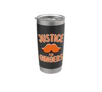Justice for Gingers Funny Shirts for Gingers Redhead Graphic Stainless Steel Insulated Tumbler