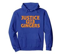 Justice for Gingers - Red Head Pullover Hoodie, Adult Unisex, Royal Blue, Small