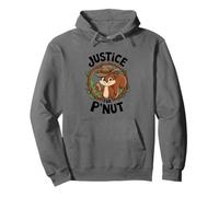 Justice for P'Nut Adorable Cowboy Hat Peanut the Squirrel Pullover Hoodie