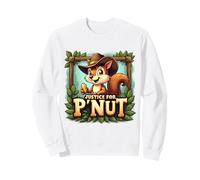 Justice for P'Nut Adorable Cowboy Hat Peanut the Squirrel Sweatshirt