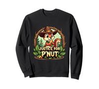 Justice for P'Nut Adorable Cowboy Hat Peanut the Squirrel Sweatshirt