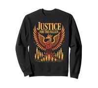 Justice for the fallen phoenix flowers candles Sweatshirt