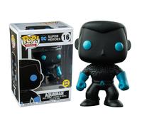 Funko Dc Comics Aquaman 016 Silhouette Brilla En La Oscuridad Figure Black Kids