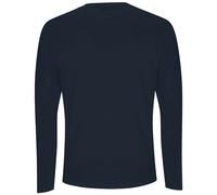 Justice League Batman Logo Men's Long Sleeve T-Shirt - Navy - M
