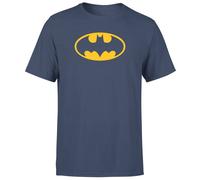 Justice League Batman Logo Men's T-Shirt - Navy | Size: Small Justice League Navy S