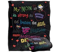 JUSTICE LEAGUE Blanket, 152 x 127 cm DC Mother's Day Kawaii Silky Touch Super Soft Throw Blanket
