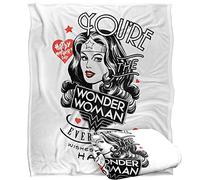 JUSTICE LEAGUE Blanket, 152 x 127 cm You're The Wonder Woman Everyone Wishes They Had Silky Touch Super Soft Throw Blanket