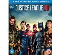 Justice League - [Blu-ray 3D Blu-ray Digital Download] [2017] [DVD]