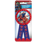 Justice League Character Badge Blue/red (One Size)