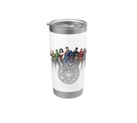 Justice League Circle Crest Stainless Steel Insulated Tumbler