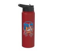 Justice League DC Comic Deathstroke Logo Stainless Steel Insulated Water Bottle
