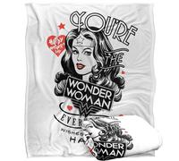 Justice League Everyone Wishes Wonder Woman Blanket