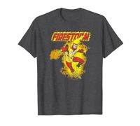 Justice League Firestorm T-Shirt, Men, Dark Heather Grey, 3X-Large