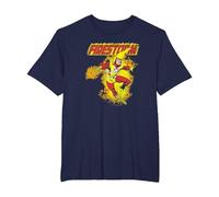 Justice League Firestorm T-Shirt, Men's Big and Tall, Navy Blue, 4X Tall