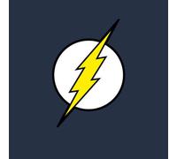 Justice League Flash Logo Hoodie - Navy - L