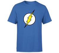 Justice League Flash Logo Men's T-Shirt - Blue - L