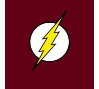 Justice League Flash Logo Men's T-Shirt - Burgundy - XXL