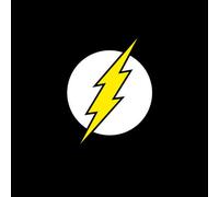 Justice League Flash Logo Women's T-Shirt - Black - M