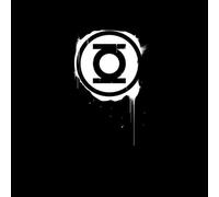 Justice League Graffiti Green Lantern Men's T-Shirt - Black - L