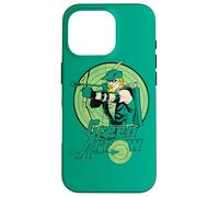Justice League Green Arrow Circle Case for iPhone 16 Pro