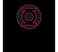 Justice League Green Lantern Retro Grid Logo Sweatshirt - Black - L