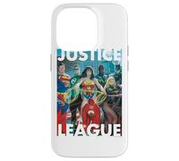 Justice League Hall of Justice Painting Case for iPhone 14 Pro