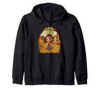 Justice League Halloween Wonder Woman Oval Zip Hoodie