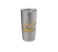 Justice League Hawkman and Logo Stainless Steel Insulated Tumbler
