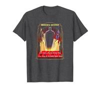 Justice League Heroes United T-Shirt, Men, Dark Heather Grey, Large